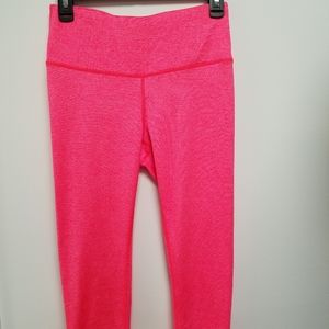 90 Degree Capri Hot Pink Leggings